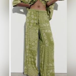Zara Paisley Pants
